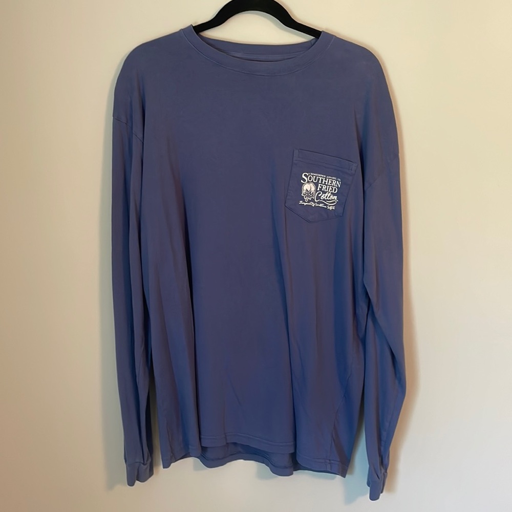 Blue Southern Fried Cotton Shirt